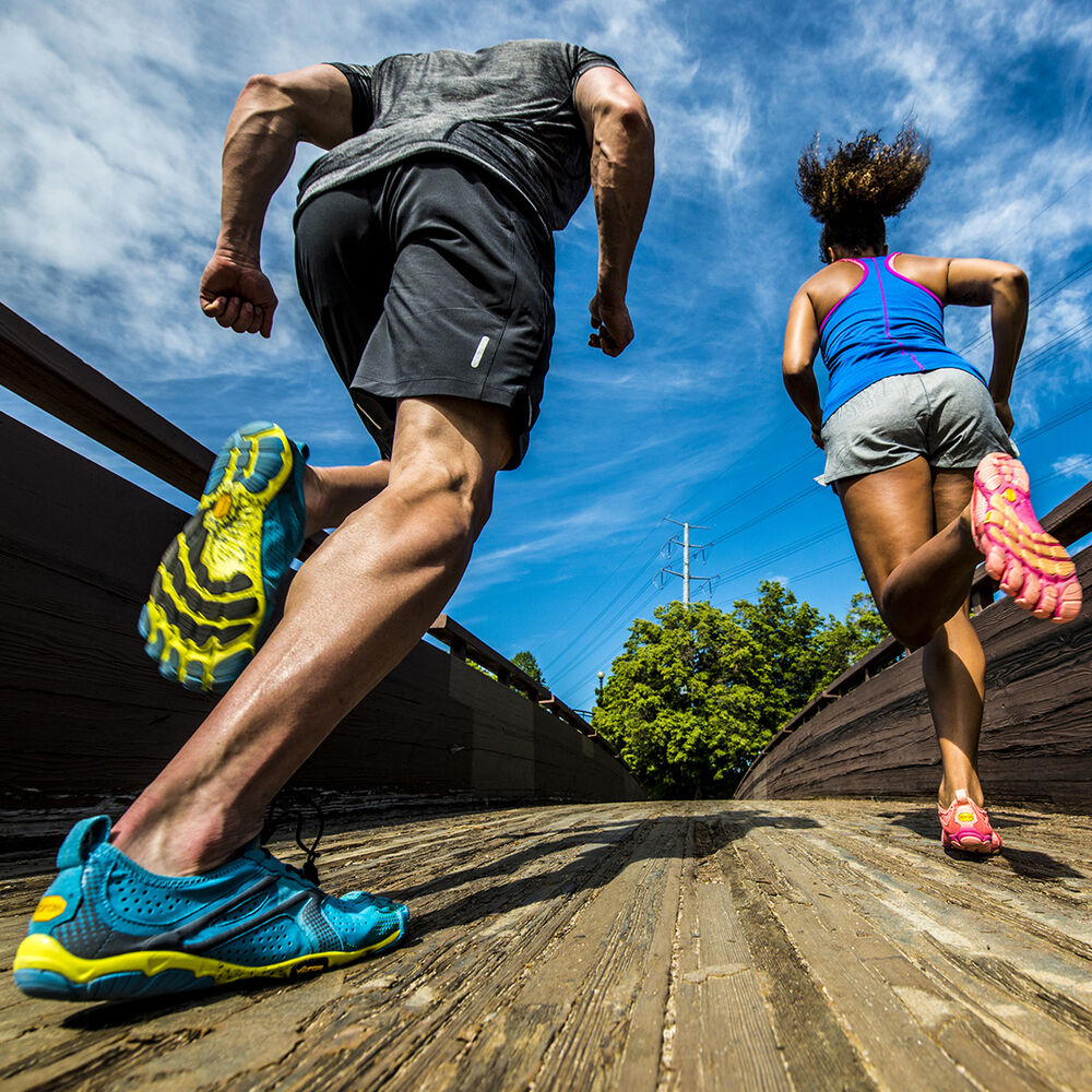 Bezecke Topanky Vibram V-Run Čierne Žlté | 6289-FRDIN