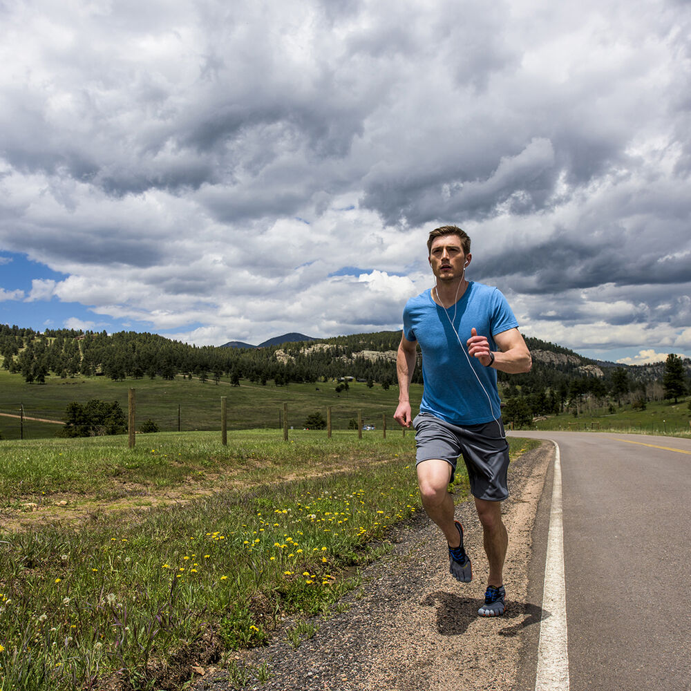 Bezecke Topanky Vibram V-Run Čierne Žlté | 6289-FRDIN