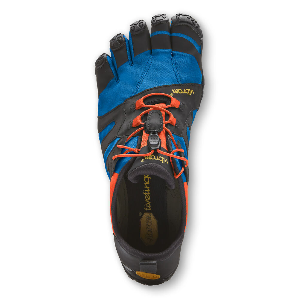 Bezecke Topanky Vibram V-T 2.0 Modre Oranžové | 9701-QWNBE