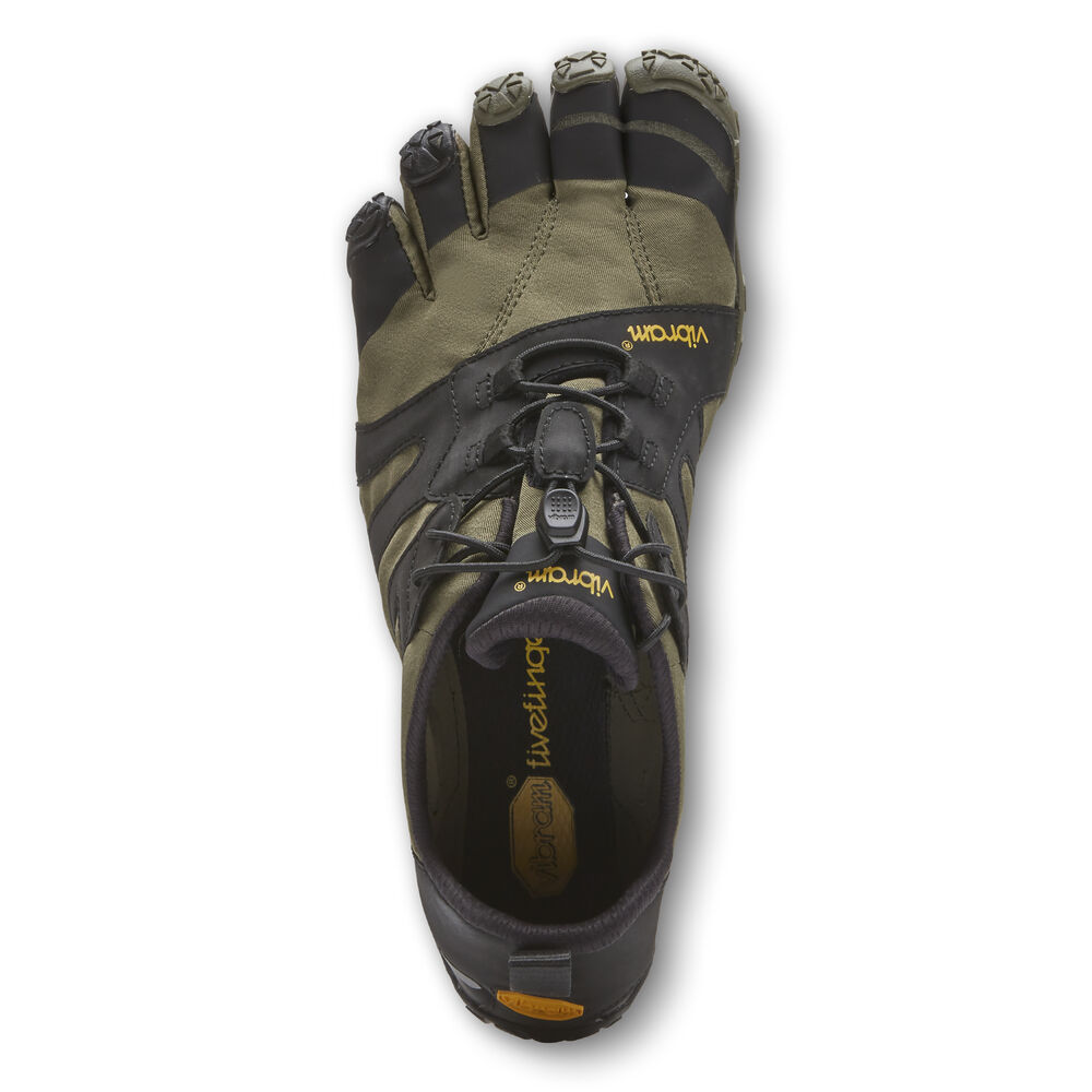 Bezecke Topanky Vibram V-T 2.0 Tmavo Zelene Čierne | 1580-EKQPF