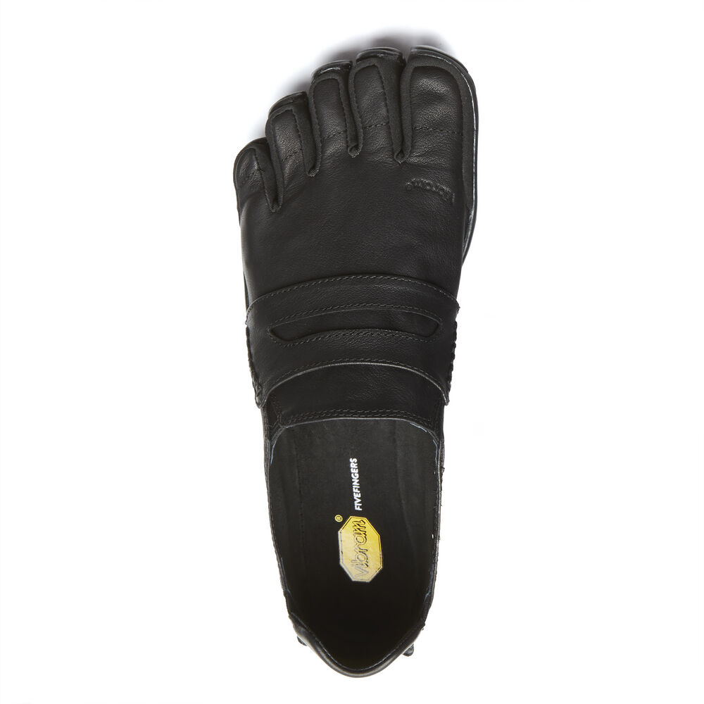 Casual Obuv Vibram CVT-Kozene Čierne | 7294-XGNDS