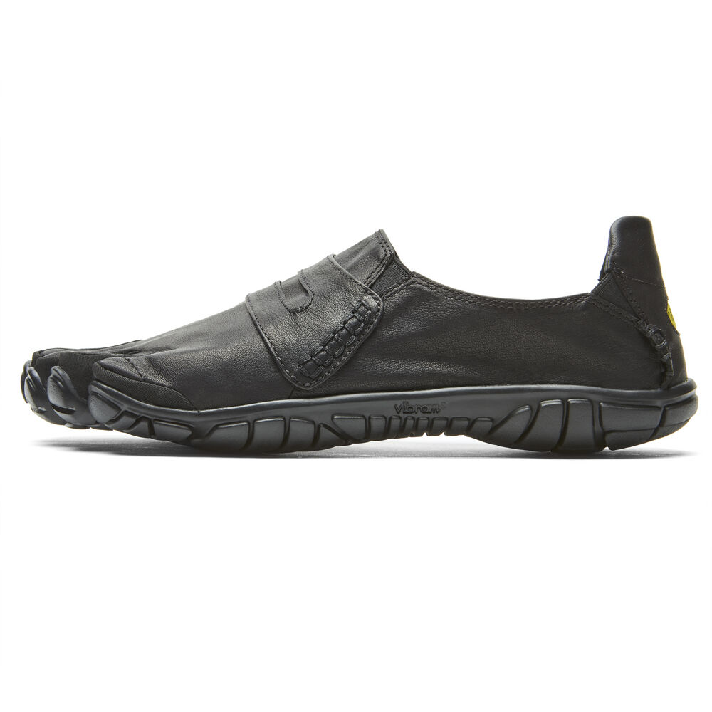 Casual Obuv Vibram CVT-Kozene Čierne | 7294-XGNDS