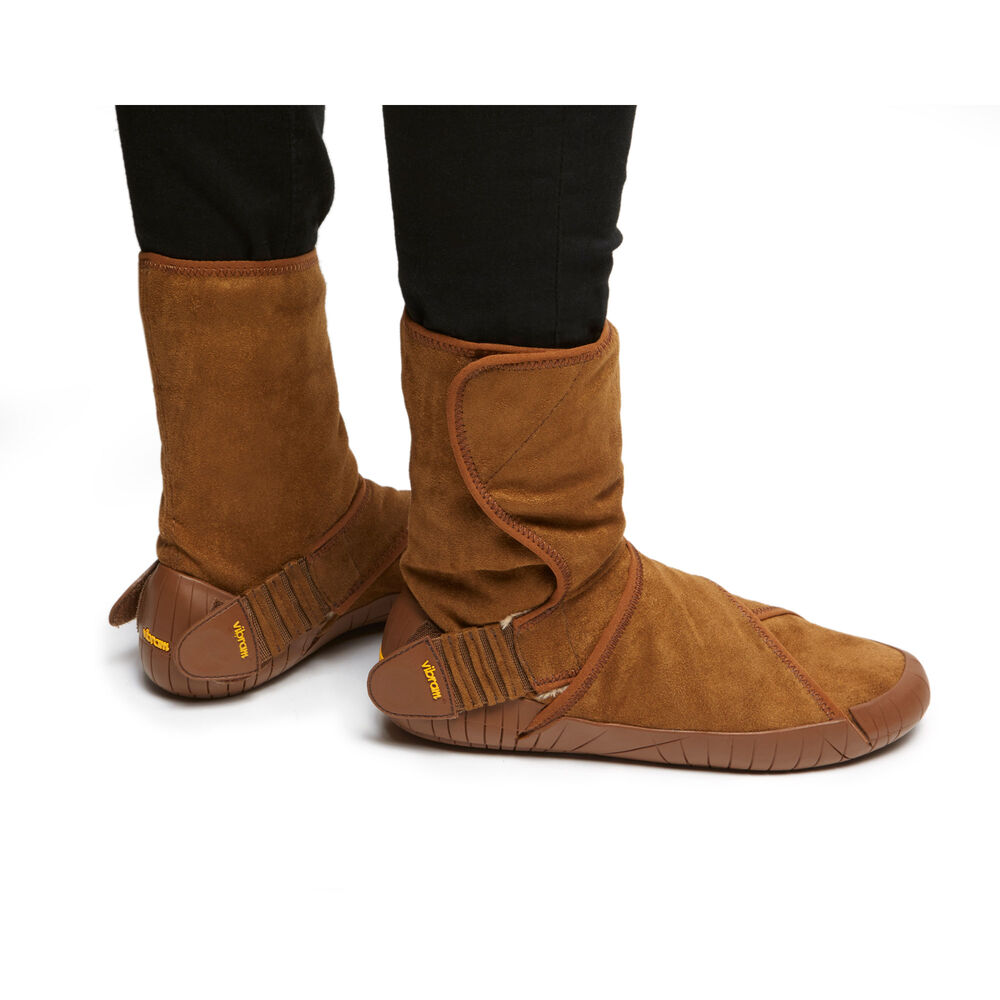 Clenkove Cizmy Vibram Klasické Shearling Hnede | 6150-RIYVF