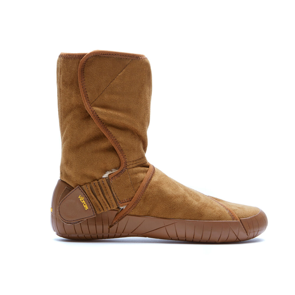 Clenkove Cizmy Vibram Klasické Shearling Hnede | 6150-RIYVF