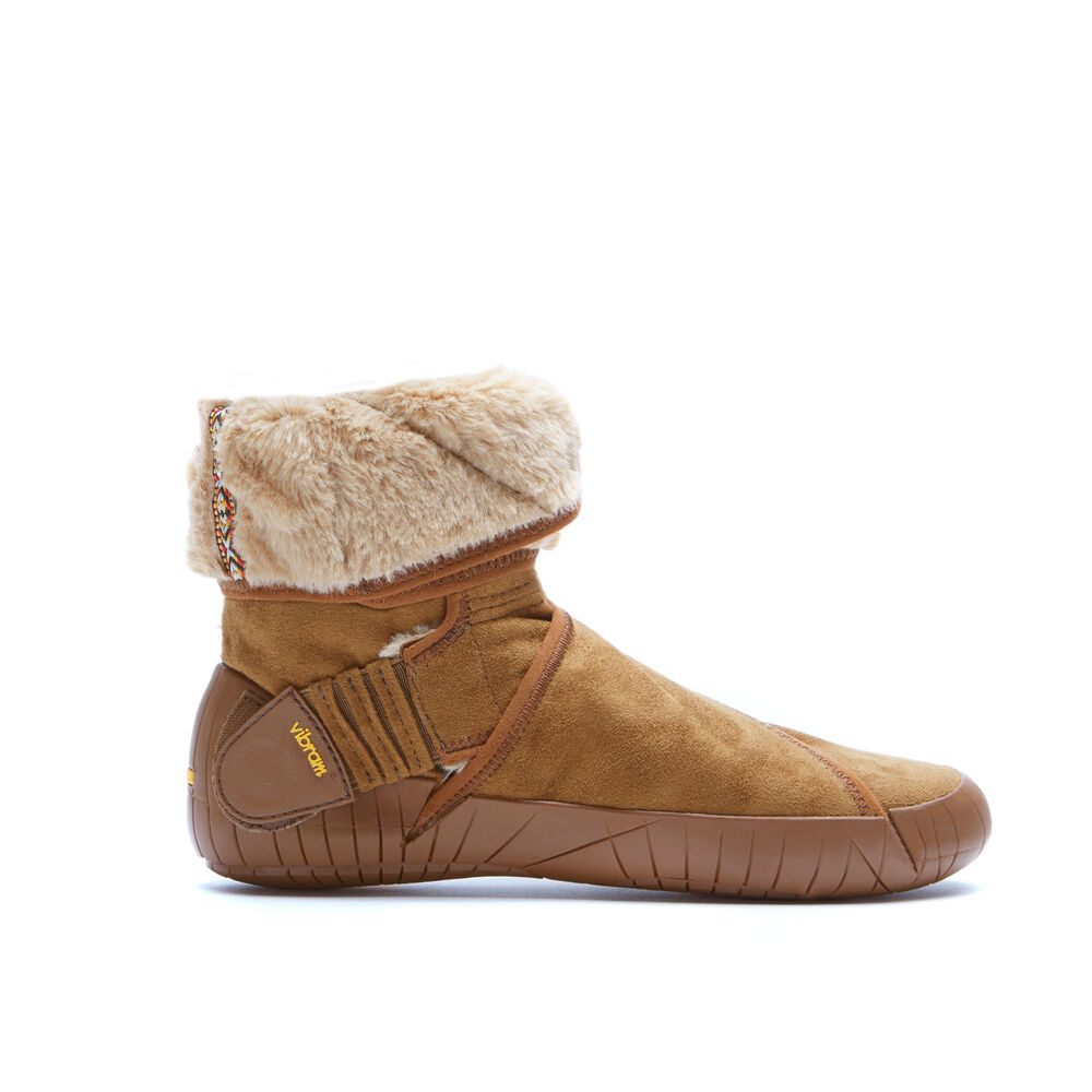 Clenkove Cizmy Vibram Klasické Shearling Hnede | 6150-RIYVF