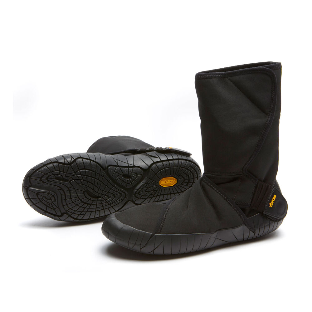 Clenkove Cizmy Vibram New Yorker Čierne | 6801-VQLSU