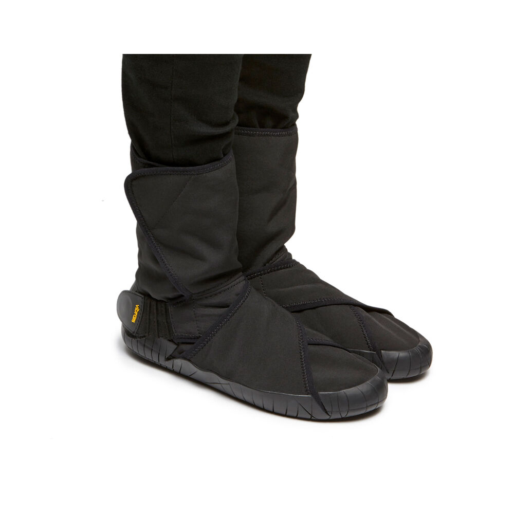 Clenkove Cizmy Vibram New Yorker Čierne | 6801-VQLSU