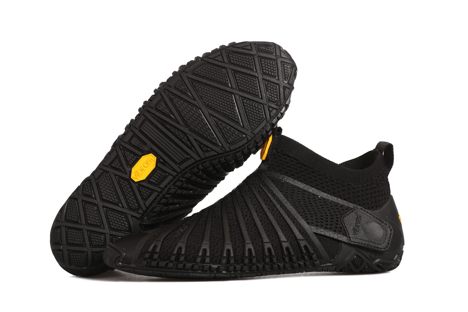 Topanky Vibram Knit High Čierne | 0835-GOPEK