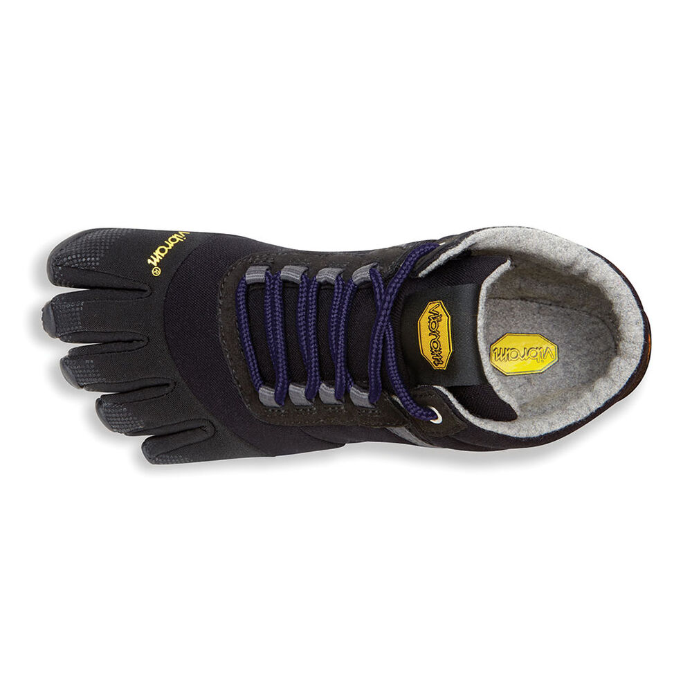 Turisticke Topanky Vibram Trek Ascent Insulated Čierne Nachový | 5902-MYWOU