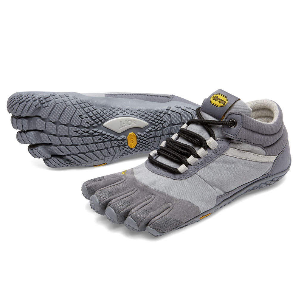 Turisticke Topanky Vibram Trek Ascent Insulated Siva | 8053-PTNOW