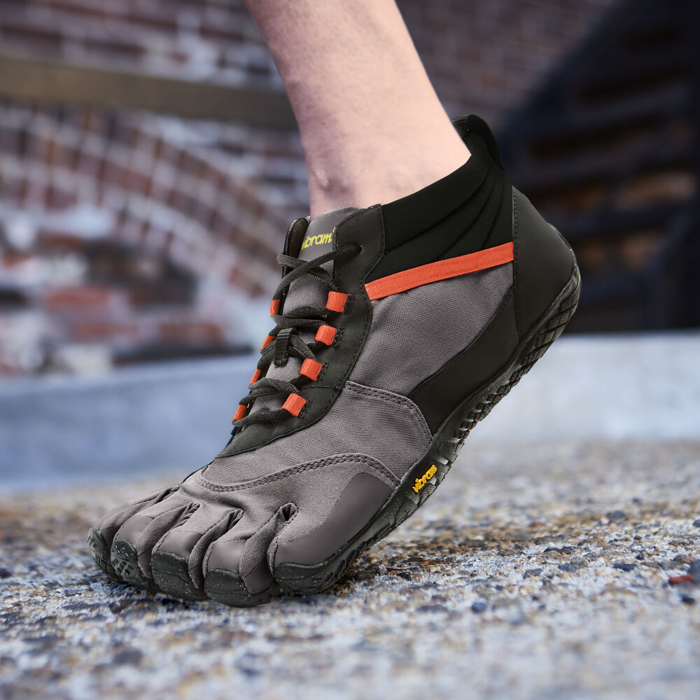 Turisticke Topanky Vibram V-Trek Insulated Čierne Siva Červené | 4105-UCLSZ