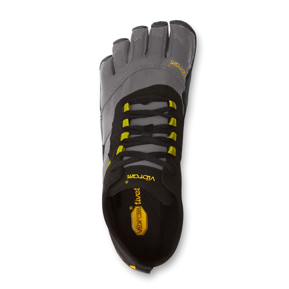 Turisticke Topanky Vibram V-Trek Čierne Siva | 8245-CJXWP