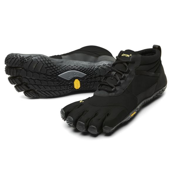 Turisticke Topanky Vibram V-Trek Insulated Čierne | 6132-ASNPD