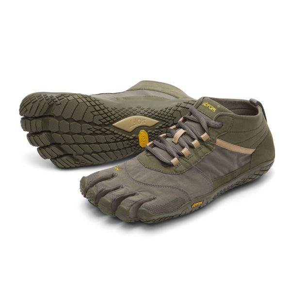 Turisticke Topanky Vibram V-Trek Tmavo Siva | 0251-GCQIS